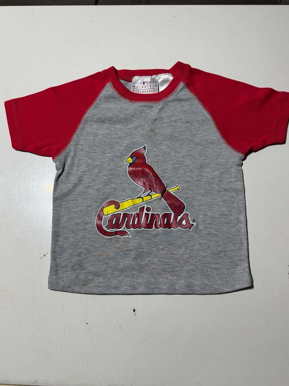 Vintage St. Louis Cardinals MLB Genuine Merchandise Raglan T-Shirt Size 4